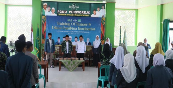 
					Seremonial pembukaan kegiatan Training of Trainer PC IPNU-IPPNU Purworejo, di aula Gedung PCNU Purworejo.