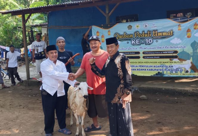 
					Pokjaluh Kemenag Purworejo Gelar Qurban Peduli Umat ke-10 di Kedungsri Butuh