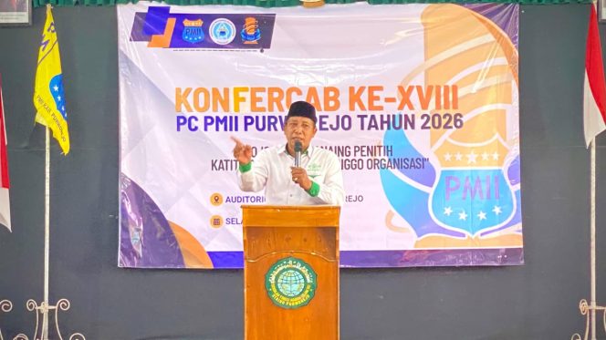 
					Konfercab XVIII PMII Purworejo Jadi Momentum Regenerasi, PCNU Dorong Kader Perkuat Peran di NU